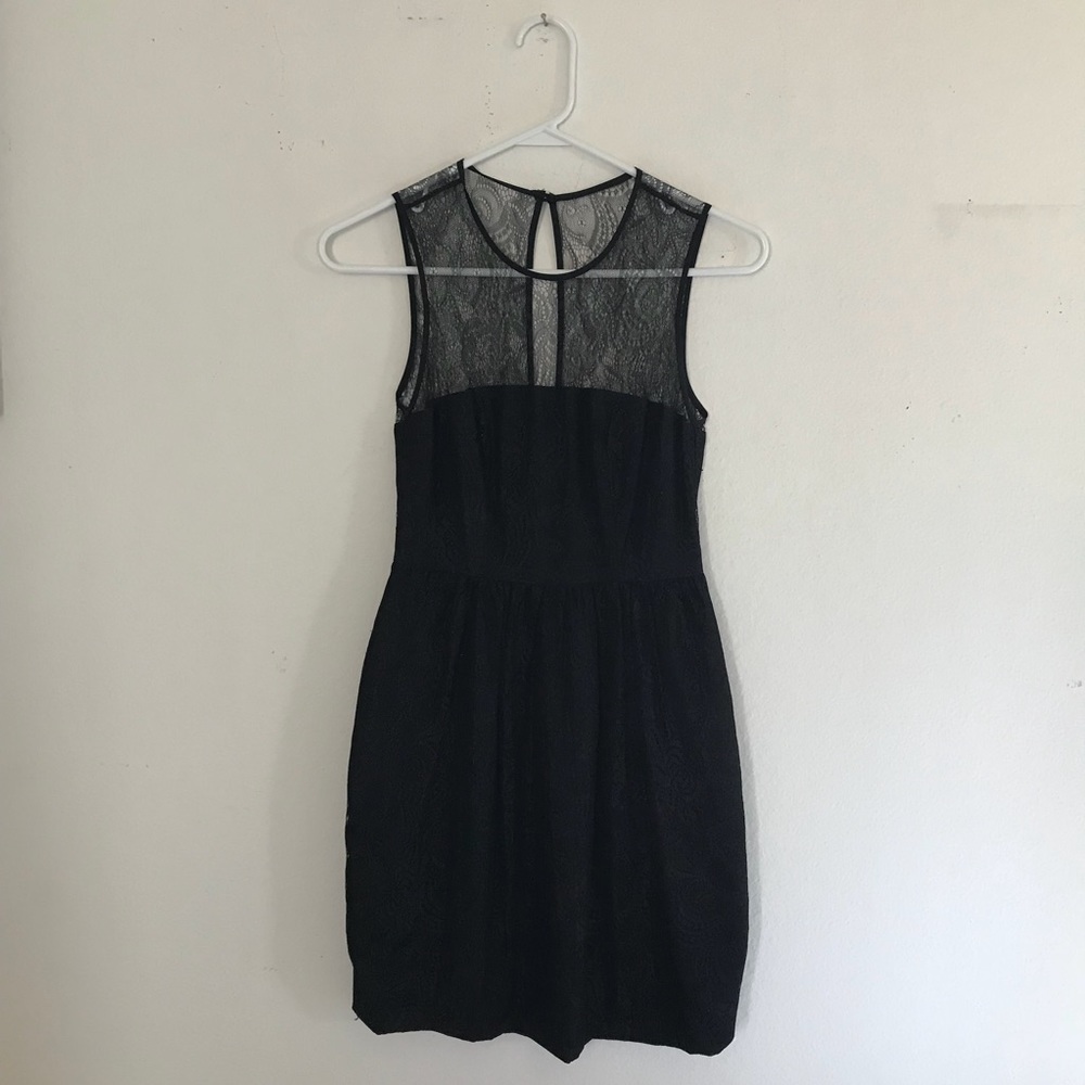 Black bubble dress